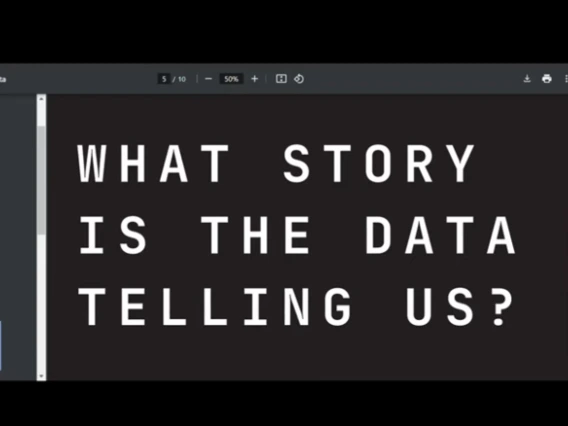 What is the data story
