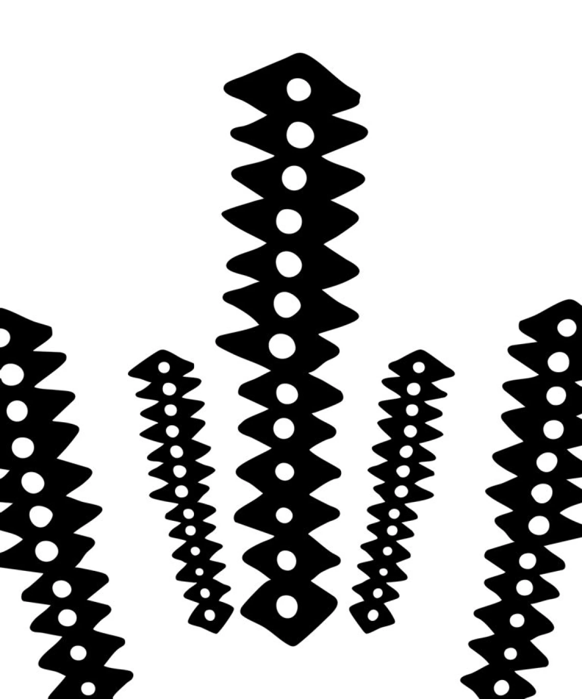 Detail of top minnow windsock