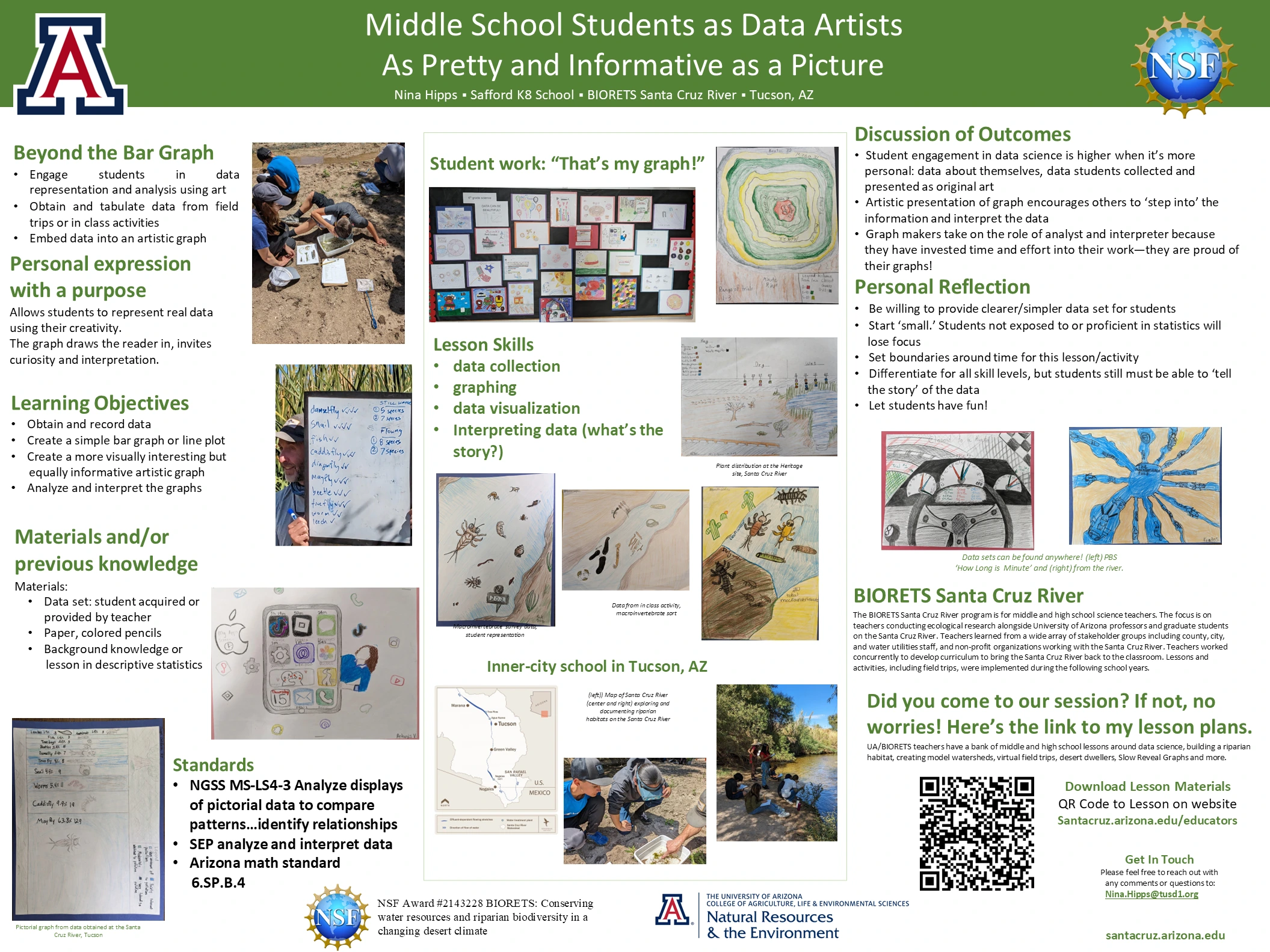 Middle School Students as Data Artists