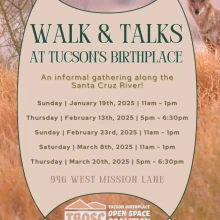 Walk and Talk event poster 